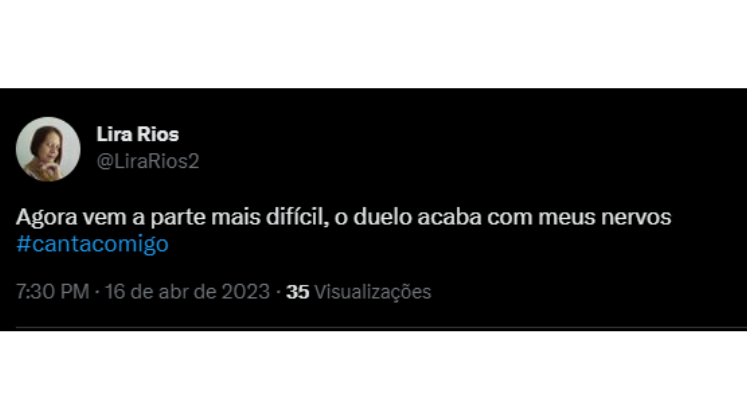Não tem como, os duelos e desempates deixam qualquer um sem estrutura. Ainda mais quando queremos que os dois participantes fiquem na competição. É só chororô!Fique ligado, pois o Canta Comigo 5 vai ao ar aos domingos, às 18h, na tela da Record TV. Você também pode acompanhar todas as novidades no site oficial do reality musical! 