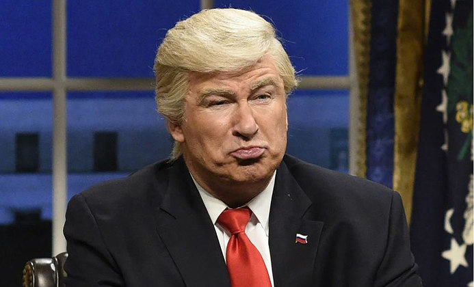 Alec Baldwin, imitando Donald Trump, Saturday Night Live