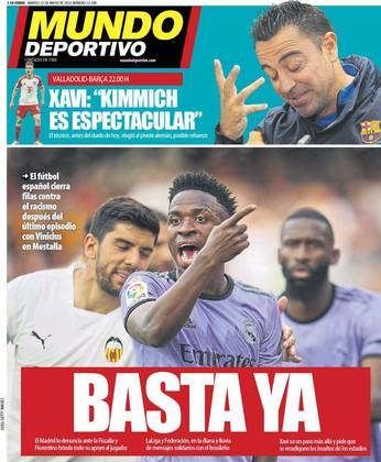 O Mundo Deportivo, importante jornal de Barcelona, desta terça põe uma foto gigante do craque brasileiro e cobra: 