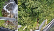 Mulher sai para trilha e morre ao cair de cachoeira em Cubatão (SP)