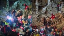 Mulher é resgatada na Turquia após quase 11 dias sob escombros