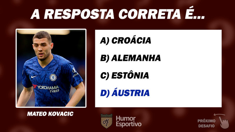 Resposta: Kovacic nasceu na Áustria