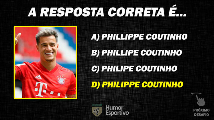 Resposta: Philippe Coutinho