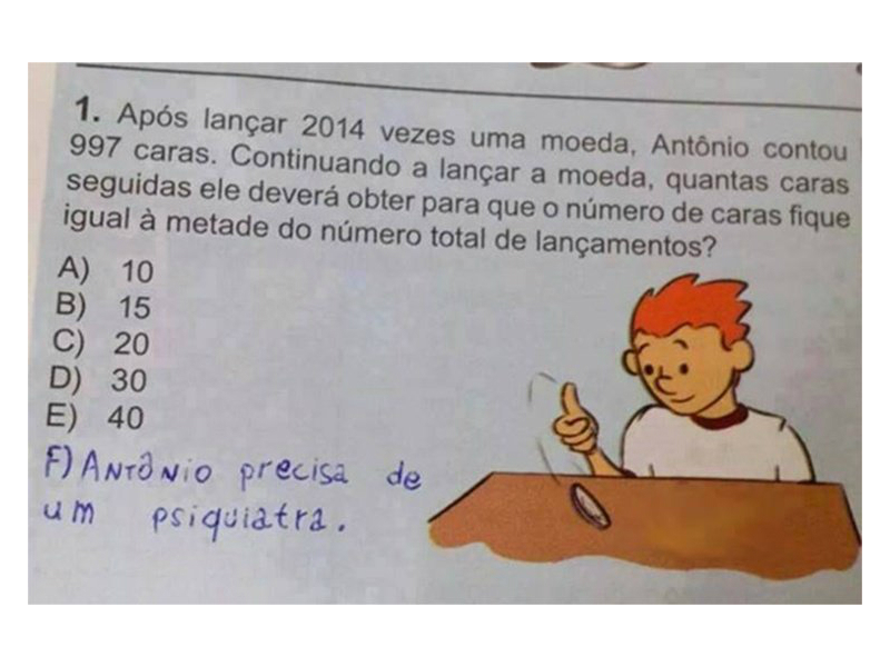 Respostas mais engraçadas!