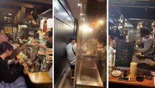 Vídeo espetacular revela os famosos restaurantes minúsculos do Japão