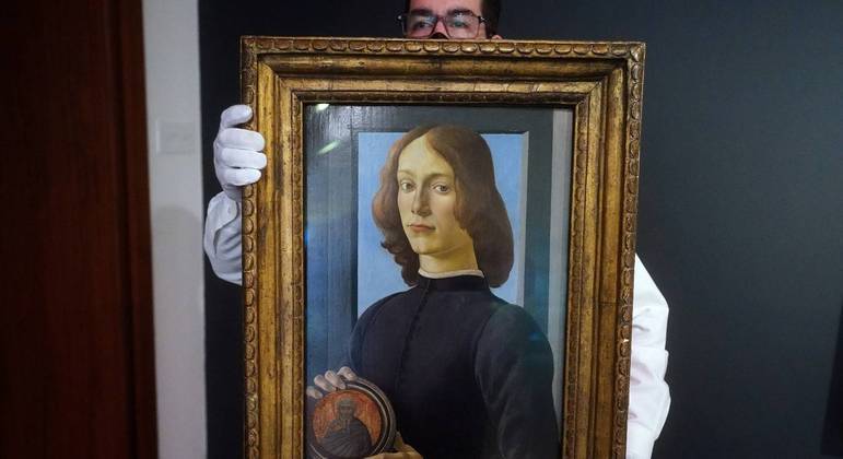 Retrato raro de Sandro Botticelli vendido por 92,2 milhões de dólares