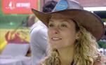 A peoa conquistou o último chapéu da temporada e ficou em êxtase. Apesar de ter que lidar com as obrigações de Fazendeira, a atriz não contou com imunidade nem indicação direta para a Roça