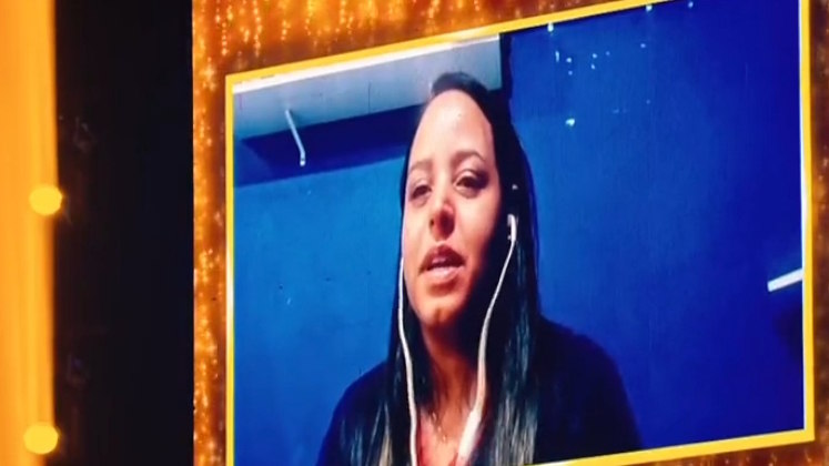 O candidato também recebeu um vídeo da irmã Fabiana durante a repescagem. Ela foi sua principal incentivadora e mostrou toda sua torcida: 