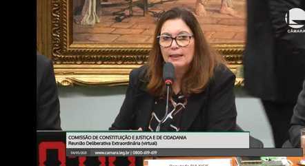 Reunião da CCJ presidida pela deputada Bia Kicis
