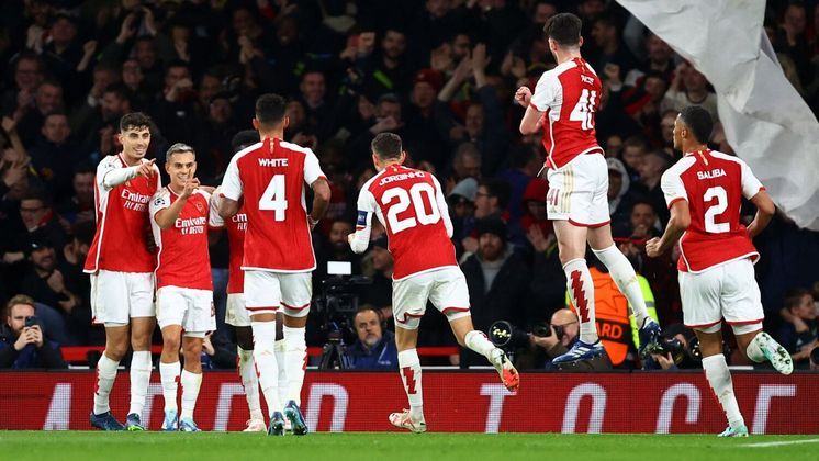 9º ArsenalPaís: InglaterraValor da folha salarial anual: R$ 1 bilhãoPrincipais jogadores: Bukayo Saka, Jorginho e Gabriel Martinelli