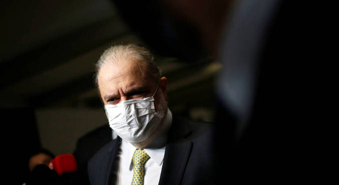 O procurador-geral da República, Augusto Aras, que se reuniu com Luiz Fux