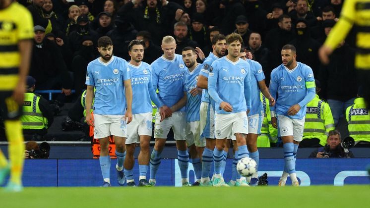 7º Manchester CityPaís: InglaterraValor da folha salarial anual: R$ 1,2 bilhãoPrincipais jogadores: Erling Haaland, Phil Foden e Ederson