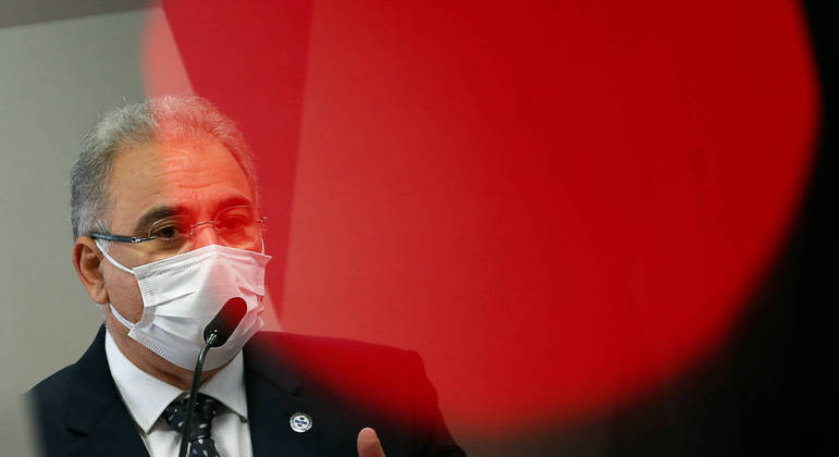 Ministro da Saúde, Marcelo Queiroga, em depoimento à CPI da Covid-19, em junho deste ano
