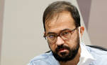 Employee of the Ministry of Health, Luis Ricardo Fernandes Miranda, attends a meeting of the Parliamentary Inquiry Committee (CPI) to investigate government actions and management during the coronavirus disease (COVID-19) pandemic, at the Federal Senate in Brasilia, Brazil June 25, 2021. REUTERS/Adriano Machado