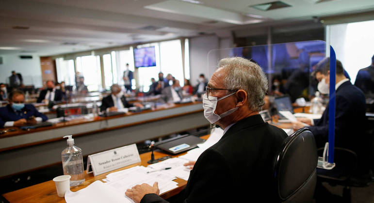 Renan Calheiros, relator da CPI da Pandemia no Senado