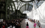 Models present creations by designer Virginie Viard as part of her Spring/Summer 2021 ready-to-wear collection show for fashion house Chanel during Paris Fashion Week in Paris, France, October 6, 2020. REUTERS/Benoit Tessier