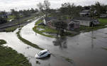 Flooded streets are pictured after Hurricane Ida made landfall in Louisiana, in Kenner, Louisiana, U.S. August 30, 2021. REUTERS/Marco Bello