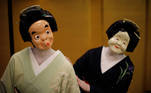 Maki and Ikuko, who are geisha, perform a dance routine for Reuters, as they wait for customers to arrive, who are hosting a party where they will be entertaining with other geisha, at Asada, a luxury Japanese restaurant, during the coronavirus disease (COVID-19) outbreak, in Tokyo, Japan, June 23, 2020. REUTERS/Kim Kyung-Hoon SEARCH "GEISHA COVID-19" FOR THIS STORY. SEARCH "WIDER IMAGE" FOR ALL STORIES.