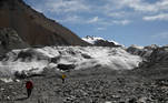 Glaciers in China's bleak, rugged Qilian mountains are disappearing at a shocking rate as global warming brings unpredictable change and raises the prospect of crippling, long-term water shortages, scientists say. The largest glacier in the 800-km (500-mile) mountain chain on the arid northeastern edge of the Tibetan plateau has retreated about 450 metres since the 1950s, when researchers set up China's first monitoring station to study it. The 20-square kilometre glacier, known as Laohugou No. 12, is criss-crossed by rivulets of water down its craggy, grit-blown surface. It has shrunk by about 7% since measurements began, with melting accelerating at a record pace in recent years, scientists say. Equally alarming is the loss of thickness, with about 13 metres (42 feet) of ice disappearing as temperatures rise, said Qin Xiang, the director at the monitoring station. REUTERS/Carlos Garcia Rawlins TPX IMAGES OF THE DAY SEARCH 'RAWLINS GLACIER' FOR THIS STORY. SEARCH 'WIDER IMAGE' FOR ALL STORIES. Matching Text: CLIMATE-CHANGE/CHINA-GLACIER
