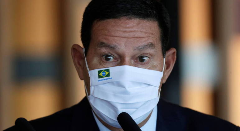 O vice-presidente Hamilton Mourão