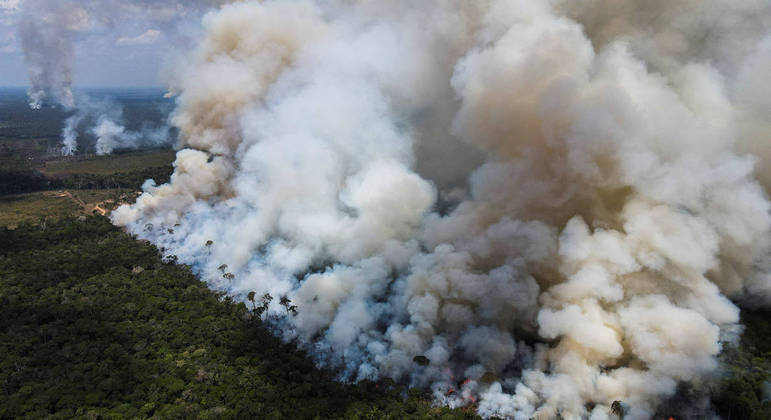 Incêndio na Floresta Amazônica registrado no começo de setembro