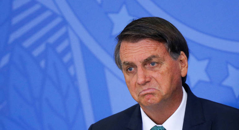 Presidente Jair Bolsonaro durante evento no Palácio do Planalto