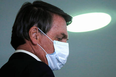 Na imagem, o presidente Jair Bolsonaro