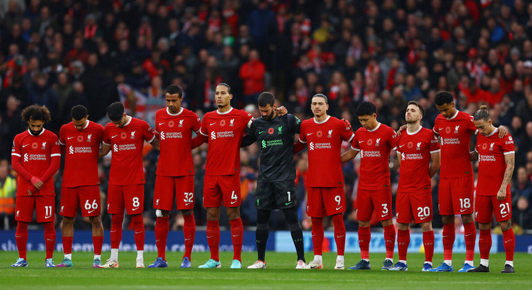 6º Liverpool (Inglaterra)Valor arrecadado por postagem (em média): R$ 2,1 milhõesNúmero de seguidores: 43,6 milhões