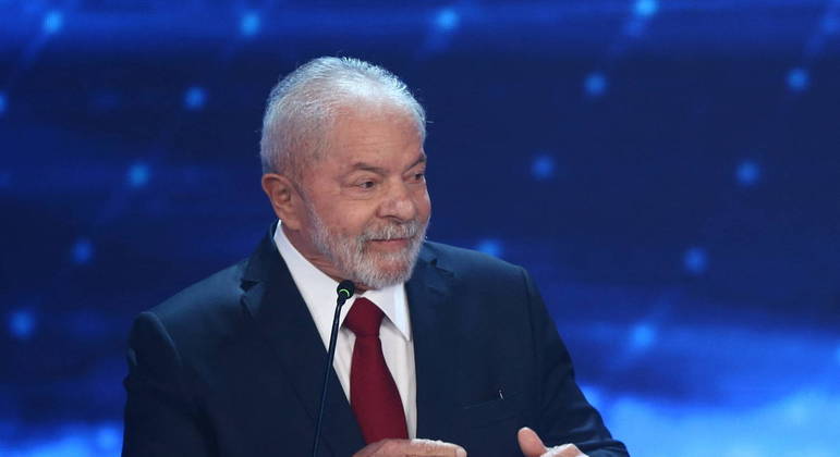 O candidato à Presidência Luiz Inácio Lula da Silva