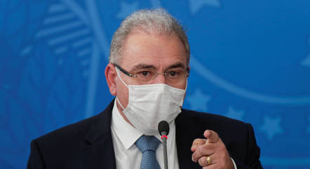 Na imagem, ministro Marcelo Queiroga (Saúde)
