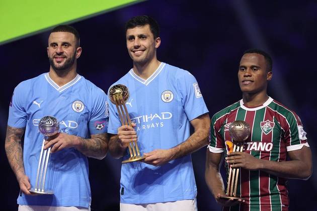Rodri, do Manchester City, foi eleito o bola de ouro do troféu, Kyle Wlaker foi escolhido bola de prata e Arias, bola de bronze