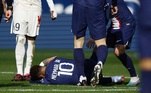 Ao longo dos seis anos da união entre Neymar e PSG, o brasileiro sofreu muitas lesões e precisou ficar afastado dos gramados por mais de dez vezes. A última delas foi em fevereiro deste ano, quando o camisa 10  teve lesão ligamentar no tornozelo direito, passou por uma cirurgia e não atuou mais em jogos oficiais pelo PSG 
