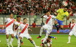 Marquinhos, de cabeça, marcou o gol solitário da seleção brasileira e colocou a equipe de Fernando Diniz novamente na primeira colocação das Eliminatórias da Copa do Mundo, com 100% de aproveitamento