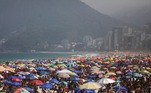 People enjoy Ipanema beach, amid the outbreak of the coronavirus disease (COVID-19), in Rio de Janeiro, Brazil September 13, 2020