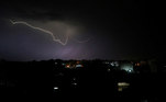 Lightning strikes over Gaza City November 15, 2020. REUTERS/Mohammed Salem TPX IMAGES OF THE DAY