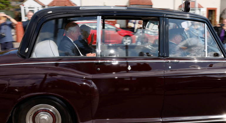Rei Charles 3º já está em Londres para o primeiro discurso como novo monarca britânico