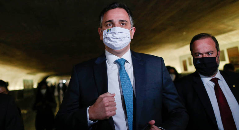 O presidente do Senado, Rodrigo Pacheco
