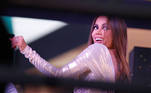 Anitta performs in Times Square on New Years Eve in New York City, U.S., December 31, 2020. Gary Hershorn/Pool via REUTERS