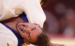 Tokyo 2020 Olympics - Judo - Men's 60kg - Last 16 - Nippon Budokan - Tokyo, Japan - July 24, 2021. Yanislav Gerchev of Bulgaria in action against Yang Yung Wei of Taiwan REUTERS/Hannah Mckay TPX IMAGES OF THE DAY