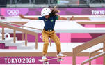 Tokyo 2020 Olympics - Skateboarding - Women's Street - Preliminary Round - Ariake Urban Sports Park - Tokyo, Japan - July 26, 2021. Rayssa Leal of Brazil in action. REUTERS/Lucy Nicholson