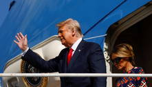 Trump chega a Flórida nos últimos instantes como presidente 