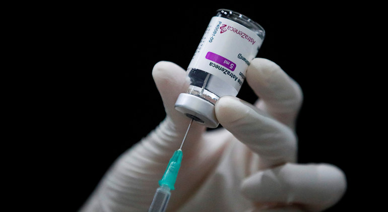 Foram entregues 1,036 milhão de doses da AstraZeneca via consórcio Covax Facility