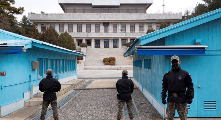 A Zona Desmilitarizada na fronteira entre Coreia do Norte e Coreia do Sul