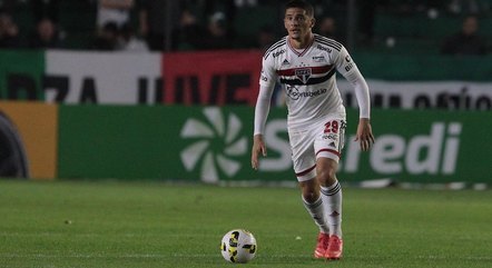Pablo Maia em jogo pelo São Paulo
