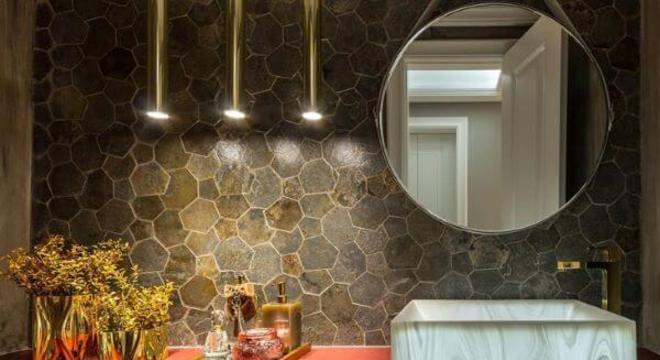 revestimento com ardósia para banheiro 