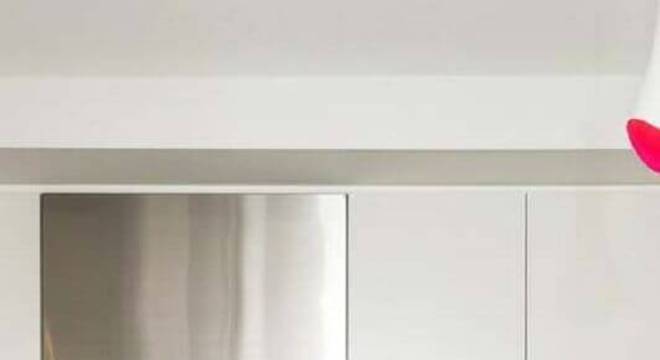 revestimento para cozinha rosa e branca 