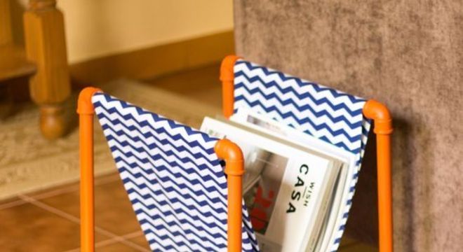 revisteiro - revisteiro com cano de pvc 