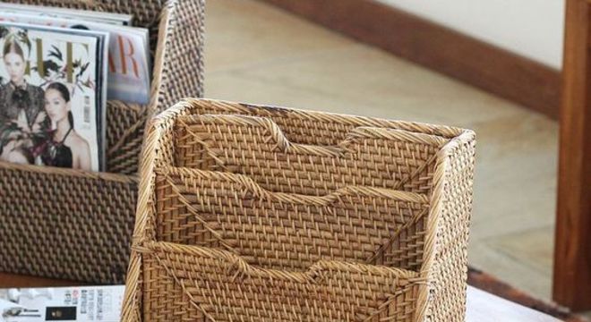 revisteiro - revisteiro de rattan 