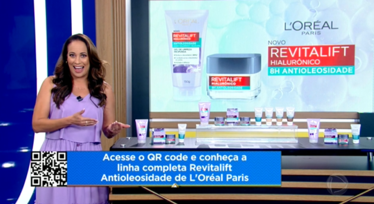 Renata Alves, apresentadora do Hoje em Dia, apresenta a rotina com Revitalift Hialurônico L’Oréal Paris