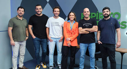 Ricardo Frizera com alguns dos jurados da terceira edição do Espírito Startups